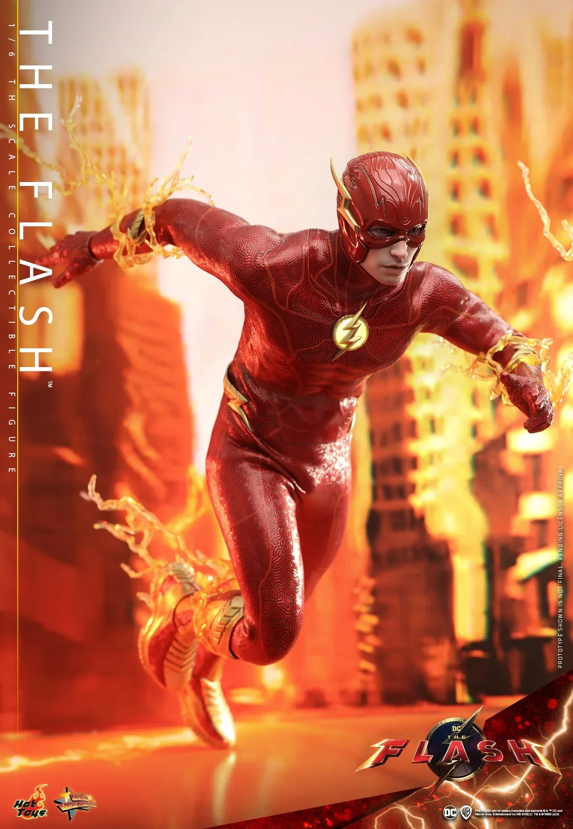 In Stock HotToys MMS713 Flash 1/6 Anime Action Figure Toy Gift Model Collection Hobbies
