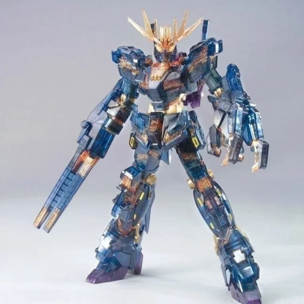 New XINGDONG Model 1/144 HG Unicorn Banshee Limited Color-transparent Theatrical Version Assembly Model Kit Action Figure Model