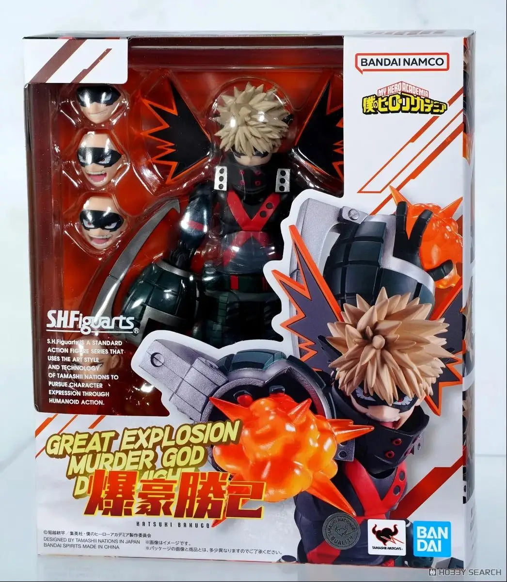 Bandai S.H.Figuarts SHF My Hero Academia Katsuki Bakugo Anime Action Fighter Finished Model Toy Gift for Children Kid in Stock