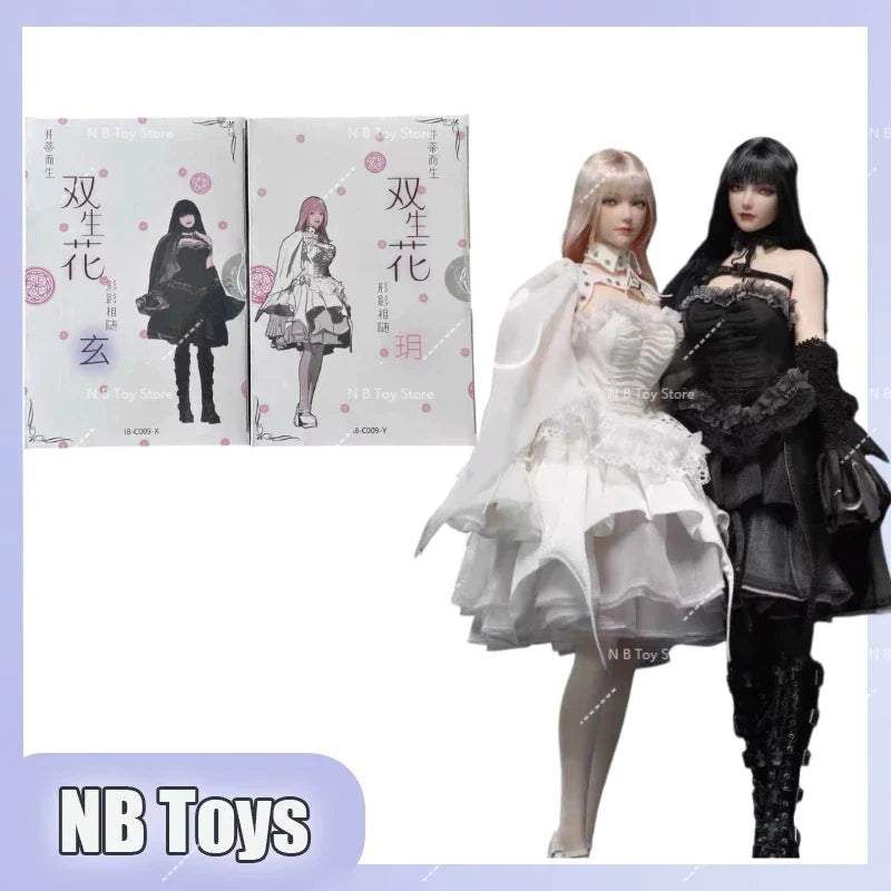 【Spot-Produkte】1/6 Zwillingsblume Xuan I8-C009-X & Yue C009-Y Kopfform-Bekleidungszubehörpaket für 12-Zoll-Actionfigur