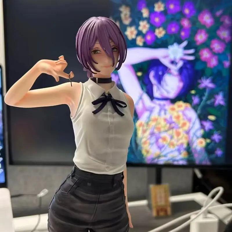 Chainsaw Man Anime Figurine Reze Reese Devil Series Sexy Girl Pvc Statue Action Figure Model For Desktop Decoration Gift