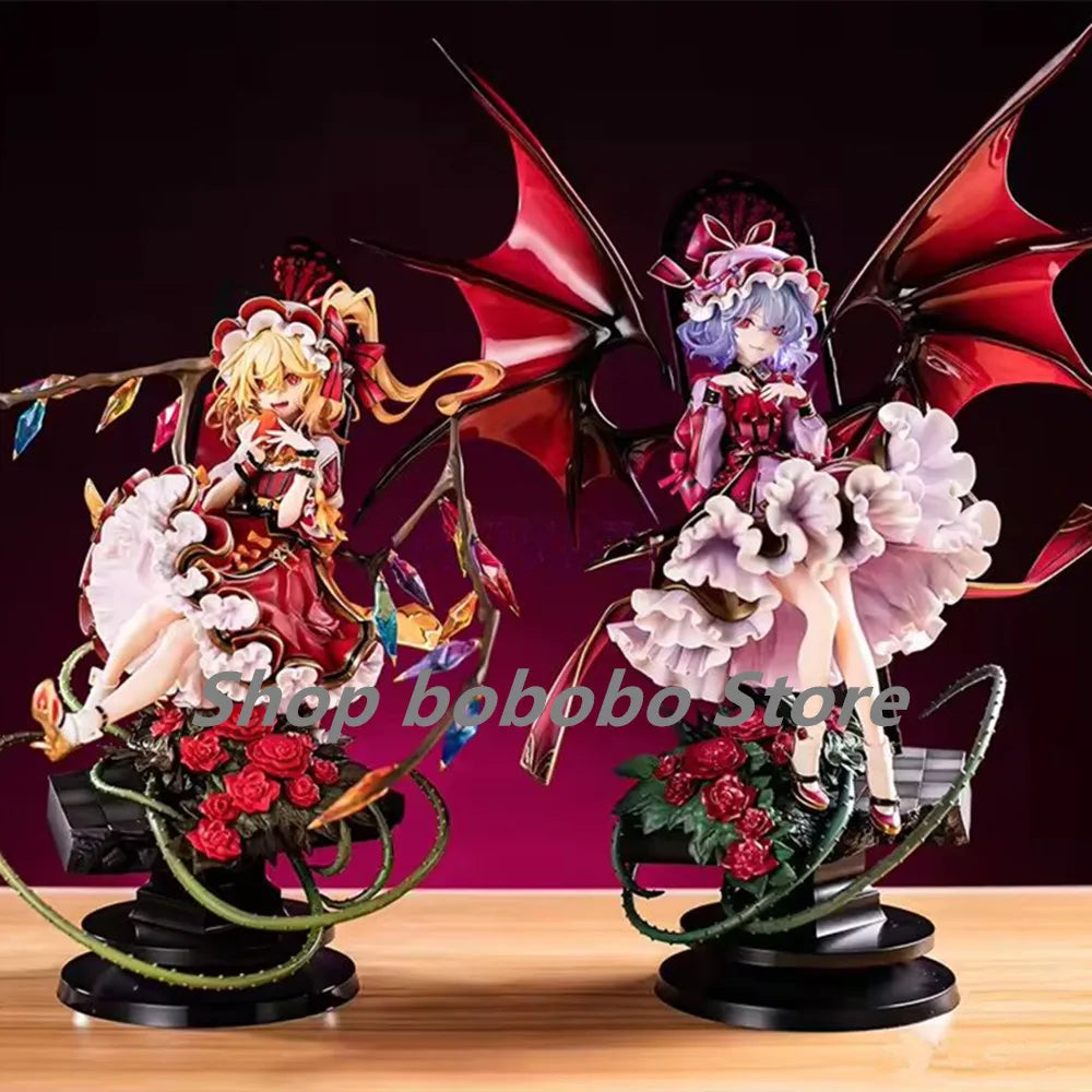 31cm Touhou Project Flandre Scarlet Anime Girl Figure Alter Remilia Scarlet Action Figure Sakuya Izayoi Figurine Model Doll Toys