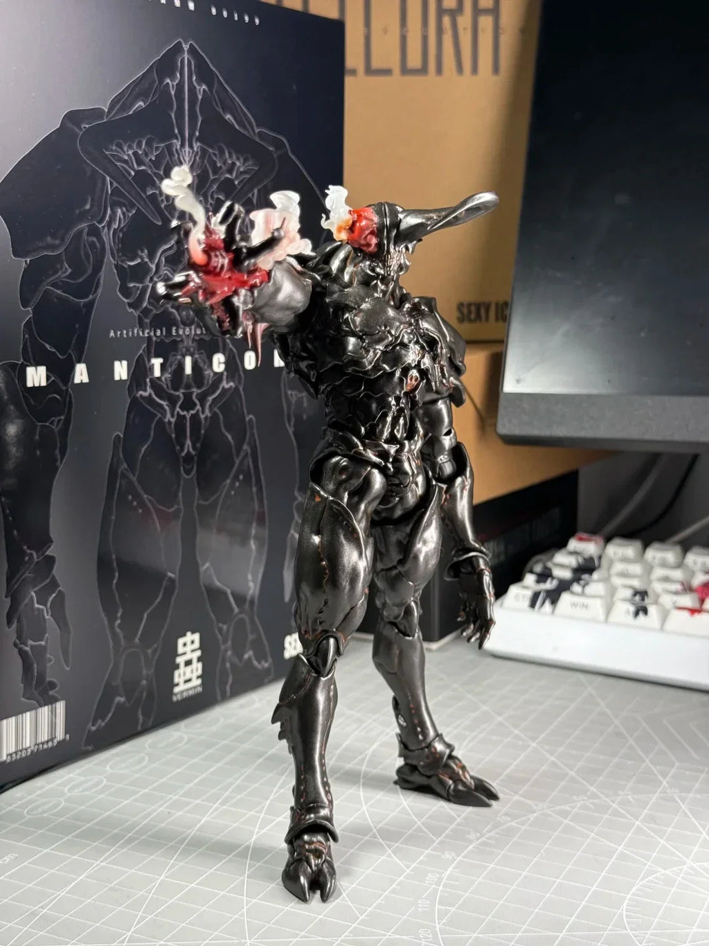 New In Stock Ice Sense Studio 1/12  Worm Series Artificial Evolution Experiment B0199 MANTICORA Action Figure Model Toys