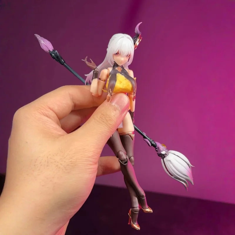 Eiifox Bearpanda Hua Xia Action Figure Collectible Gods And Ghosts Series Painted Skin Articulated Model Anime Merch Toy Gift