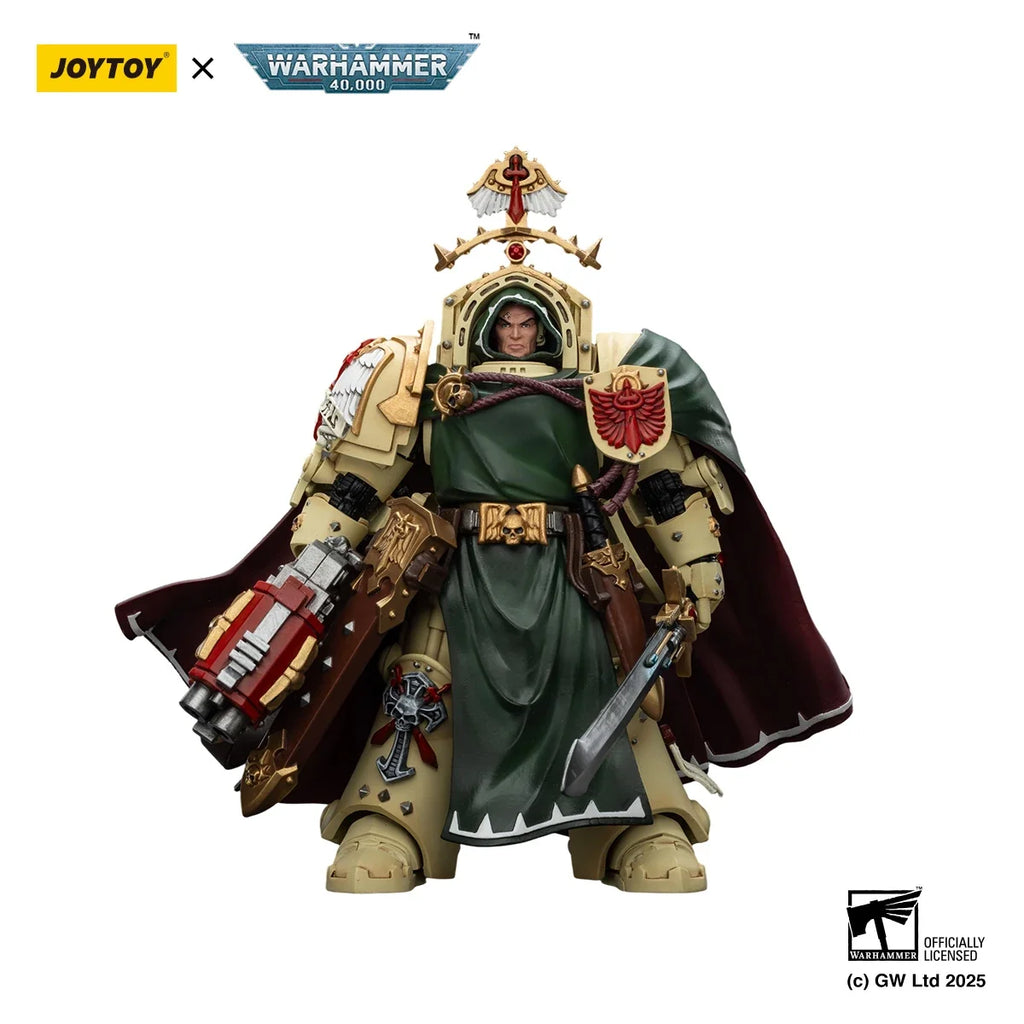 JOYTOY Warhammer 40k 1/18 Action Figures Dark Angels Belial Grand Master of The Deathwing with The Sword of Silence and Model