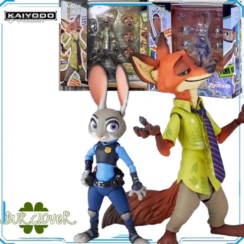 KAIYODO GENUINE ORIGINAL   THE MOVIE REVO SERIES ZOOTOPIA BY JUDY HOPPS   Action Figure Toys For Boys Girls Kids  Gift