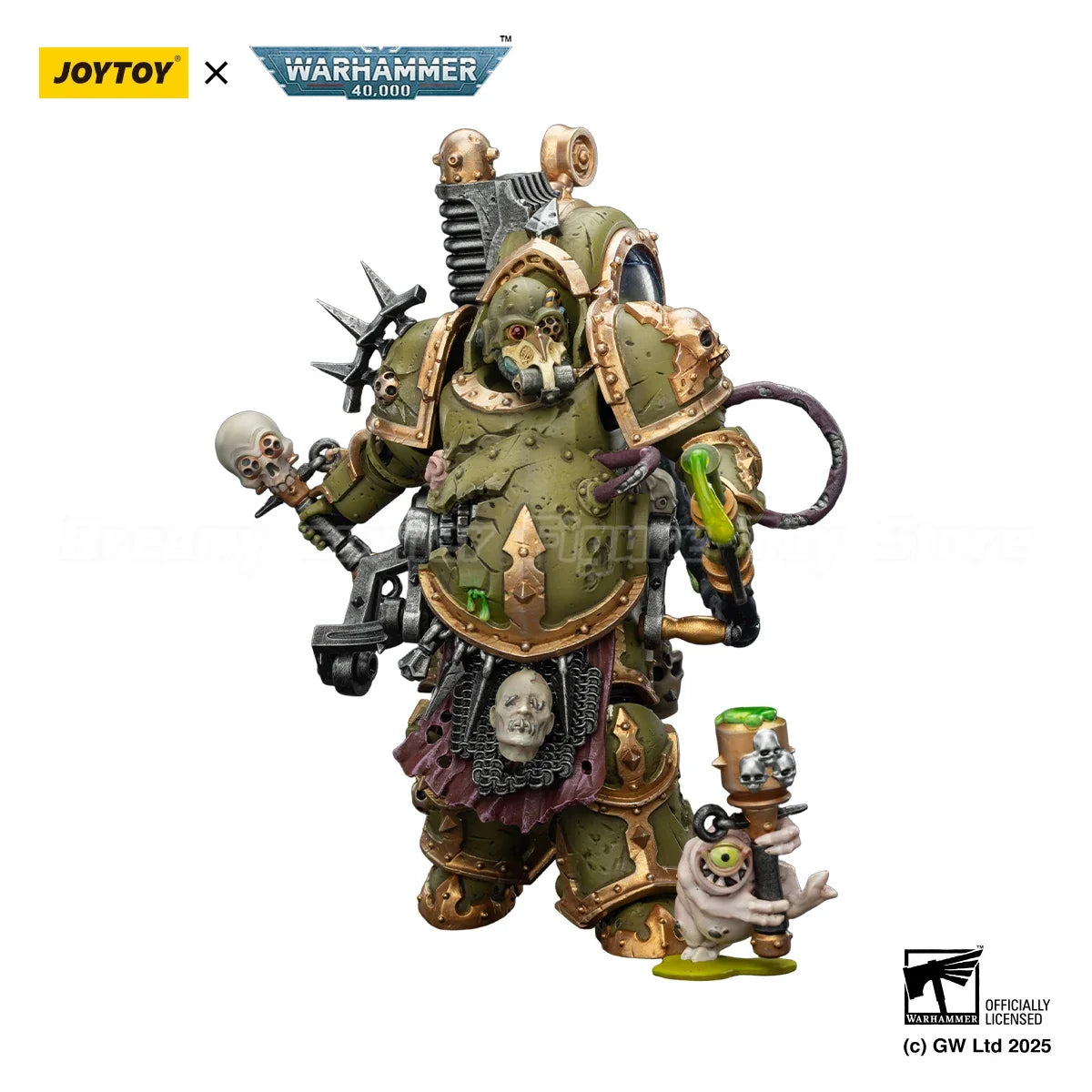 【Pre-sale】JOYTOY Warhammer 40K Death Guard Foul Blightspawn with Plague Sprayer 1/18 Action Figure Model Toy