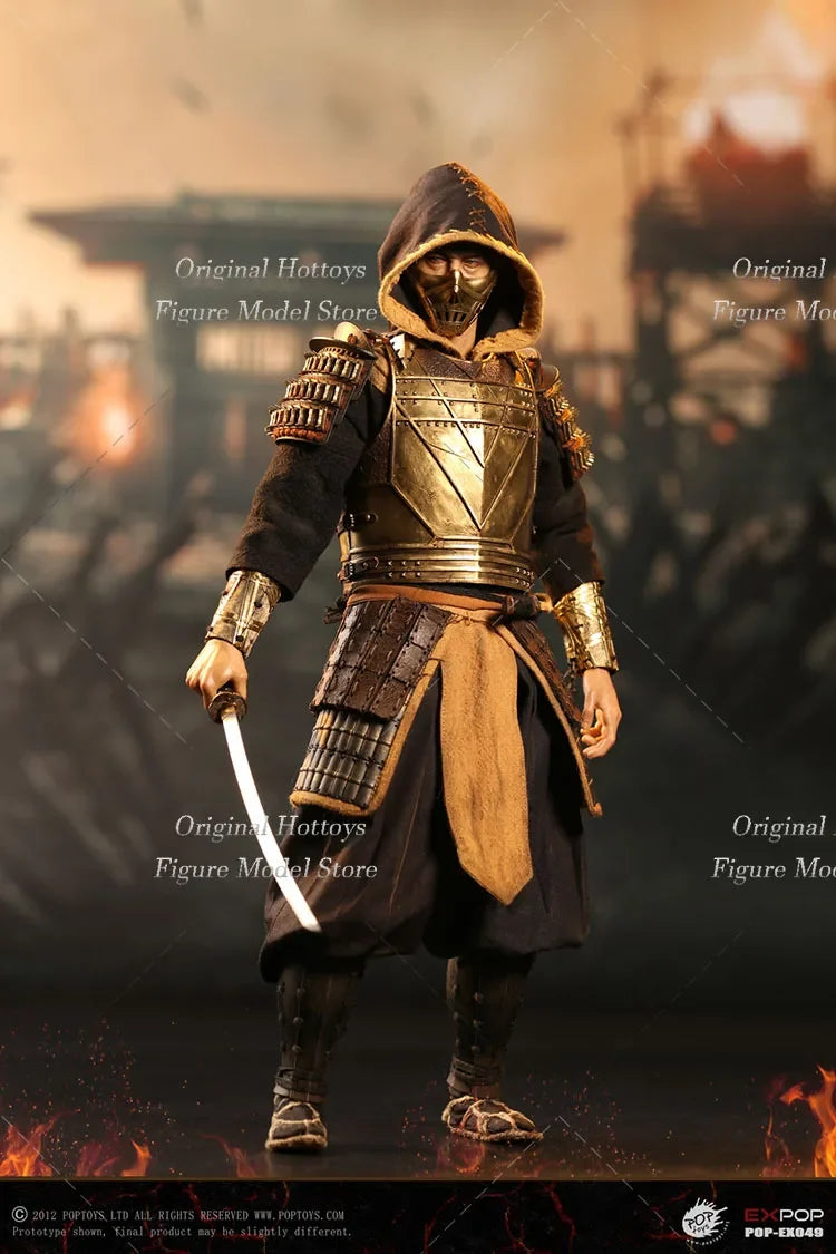 POPTOYS EX049 1/6 Scale Male Soldier Hellbringer Scorpion Warrior Bronze Armor Full Set 12-inch Action Figure Model Gifts