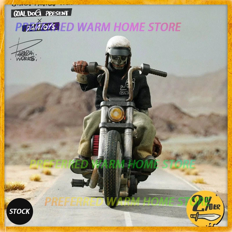Auf Lager Ursprünglich DAMTOYS x Coal Dog MR.SILENT Bewegliche Modellspielzeuge PES038 PES040 1/12 MASSTAB ACTION FIGUR Mit Motorrad