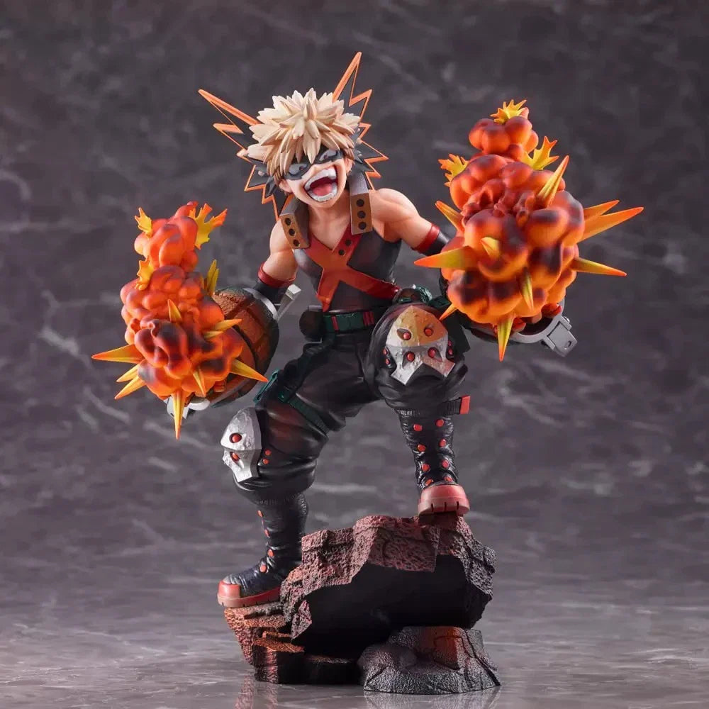 Original Anime My Hero Academia 1/8 S-FIRE Izuku Midoriya&Katsuki Bakugou Action Figure Model Desktop Decoration Collections