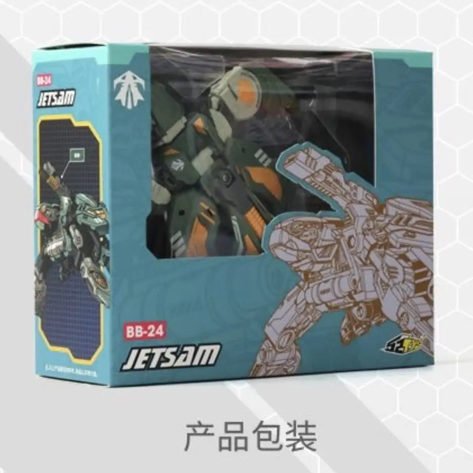 52TOYS Beast Box Serie Jetsam Wreck Reef Meeresschildkröte Transformierbarer Modellbausatz Sammelbares Mech-Actionfigur Geburtstagsgeschenk