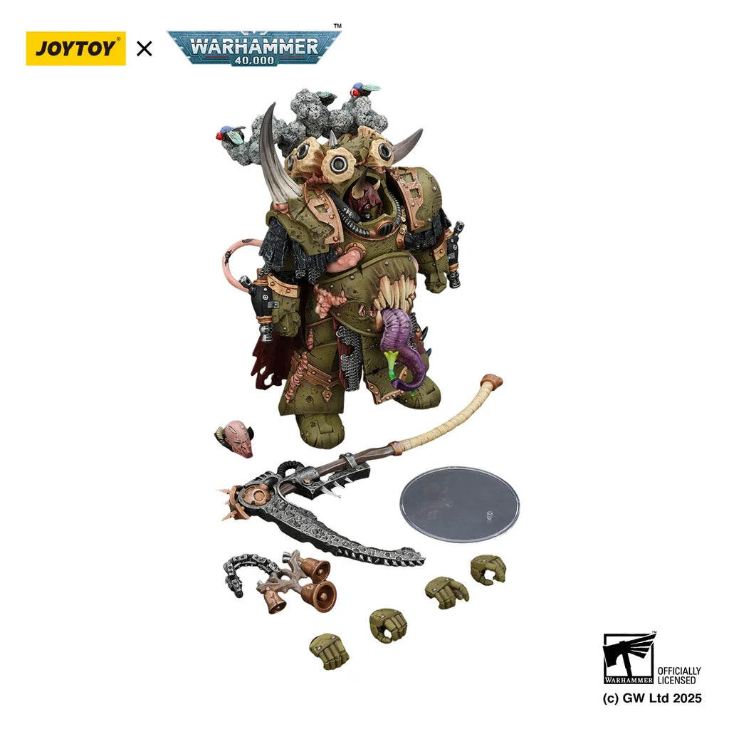 【In stockJOYTOY 1/18 Action Figure Warhammer 40K Death Guard Deathshroud Terminator ChampionToy Gift