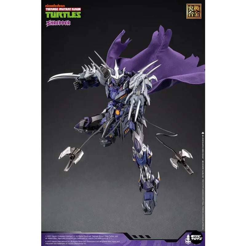 In Stock HEATBOYS Teenage Mutant Ninja Turtles Shredder Chinese Mecha Model Kit Action Figure Model Toy Doll Gift Collectible