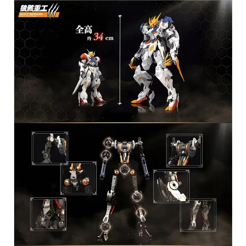 Pre-order WOLF PEMAINS HEAVY INDUSTRIES 1/60 PG LOGAR Assembly Model Kits Alloy skeleton Kits Action Figure Robot Plastic Toys