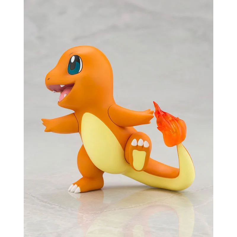 Original Kotobukiya 1/8 ARTFX J Pokemon Series Red with Charmander In Stock Anime Action Collection Figures Model Toys