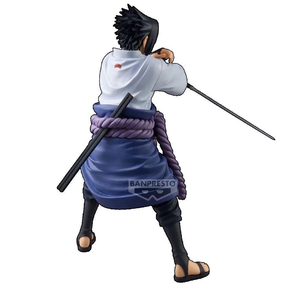 In Stock Original BANPRESTO Grandista Uchiha Sasuke Figure Anime Naruto Shippuden Model Genuine Boxed Toy WY