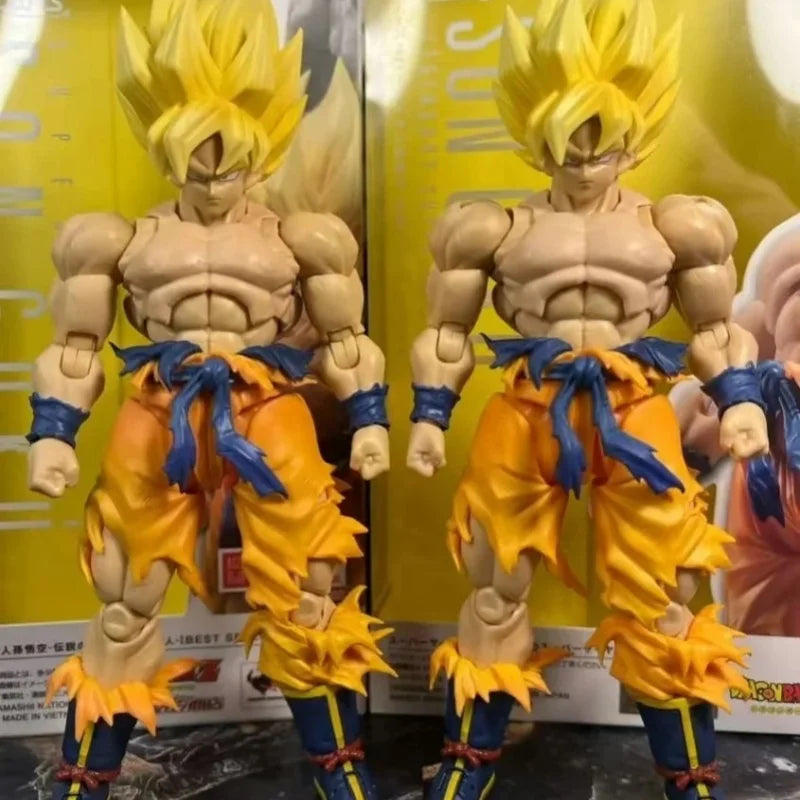 17cm Dragon Ball Anime Figures Movable Shf 3.0 Son Goku Action Figure Statue Model Doll Collection Toys Birthday Gift
