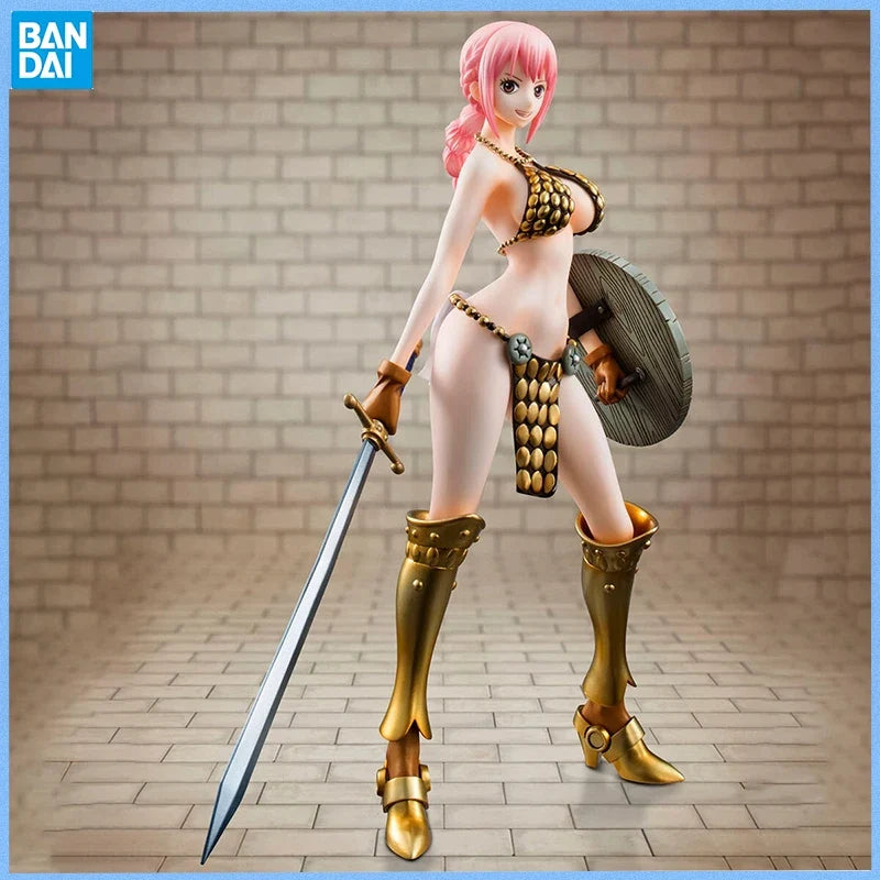Bandai Genuine MegaHouse ONE PIECE Rebecca Anime figure Movable toy Anime Peripheral Action Figures Doll for Collectors