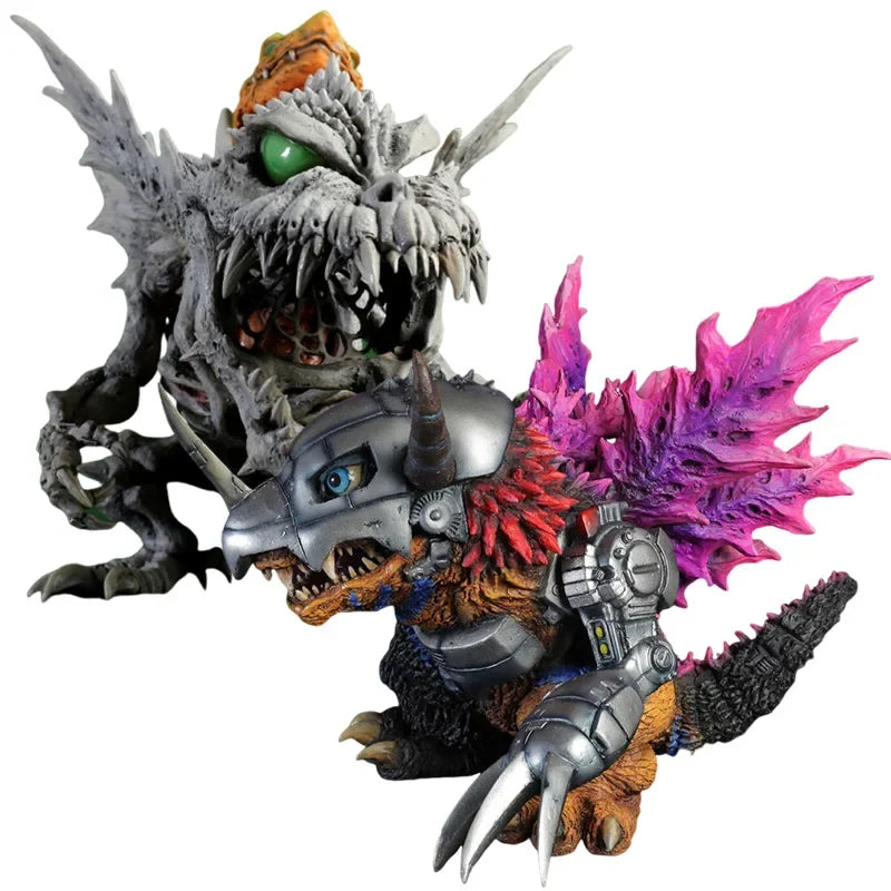 Original X-PLUS GODZILLA VS DIGITALMONSTER Skull Greymon Metal Greymon Godzilla's Corrosion Form Anime Figure Model Doll Gifts