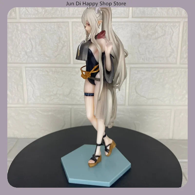 18.5cm Arknights Shining Summer Swimsuit Anime Figure Model Statue Collection Desktop Decoration Ornament Toy Gift for Fans