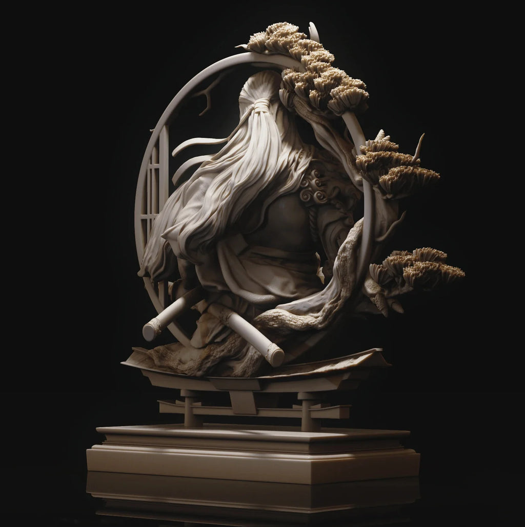 1/11 resin Half-length portrait figure model kit, fantasy theme, unassembled and unpainted GK