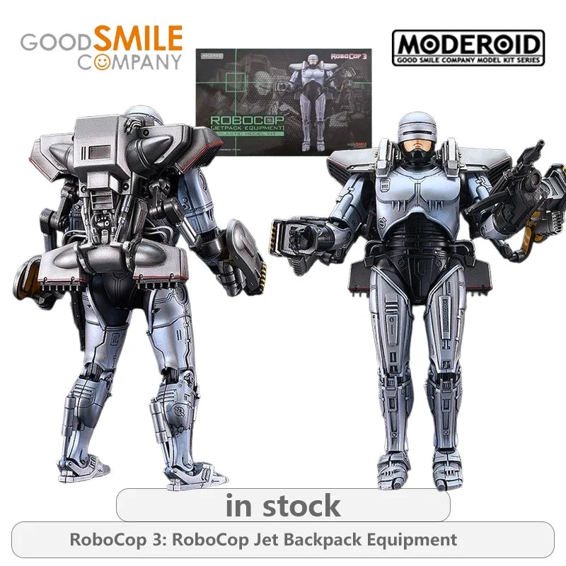 GSC Original MODEROID Series RoboCop 3: RoboCop Jet Backpack Equipment Anime Action Figure Assembly Model Toys Gifts Fo Boys