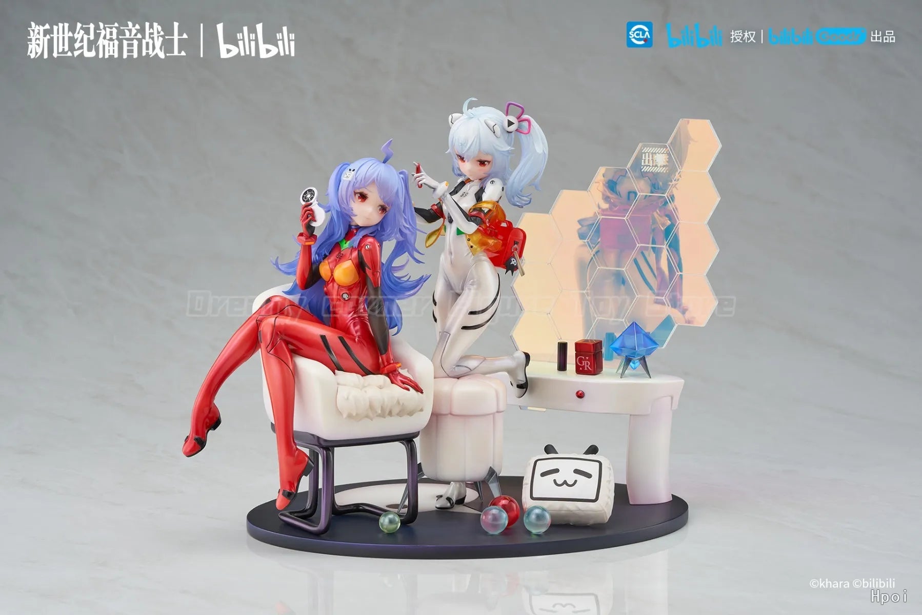 【In Stock】Original BilibiliGoods EVA Bilibili-22 Bilibili-33 2PCS 1/8 Scale Figure Model Ornament