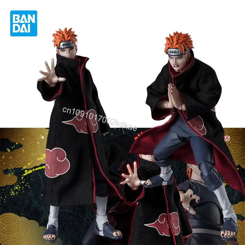 In stock Bandai Original NARUTO Shippuden S.H.Figuarts The Rinnegan of the Six Paths Anime figure Action Figures Model Toys