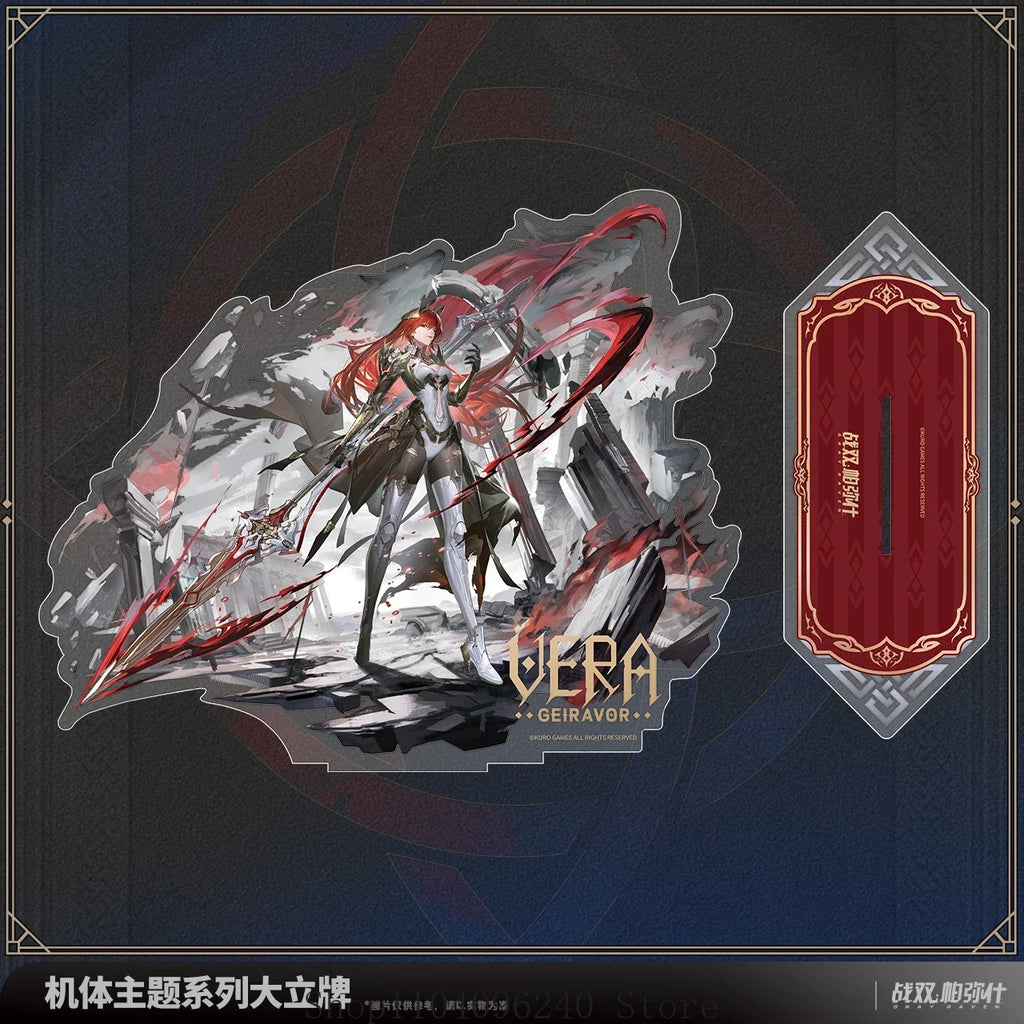 GRAY RAVEN：PUNISHING Vera - Burning Delusion Cosplay Anime Figure Acrylic Stand Model Plate Desk Decor Standing Sign Fans Gift