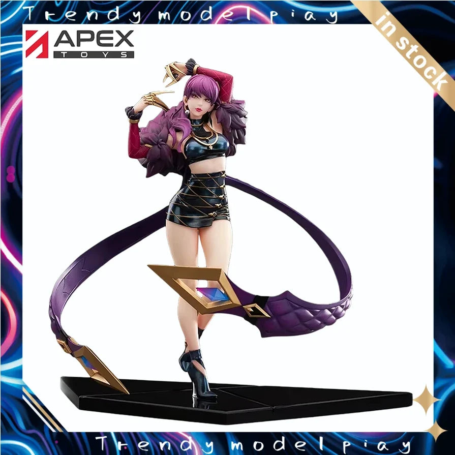 In Stock Original APEX-TOYS League of Legends Evelyn K/DA Animation Doll Figure Model Toys Gift Ornaments