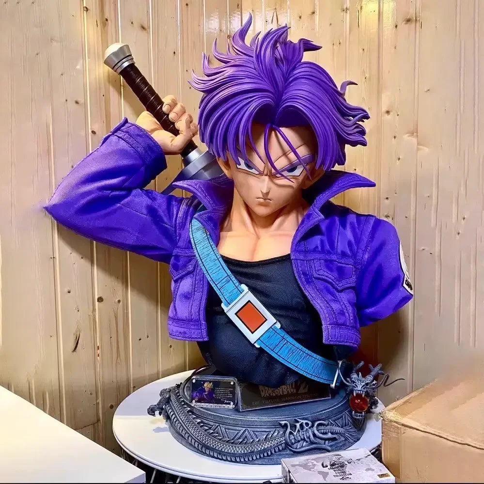 1:1 Dragon Ball Torankusu Future Warrior Anime Figure MRC Peripheral Super Saiyan Oversized Statue Collection Christmas Gift Toy