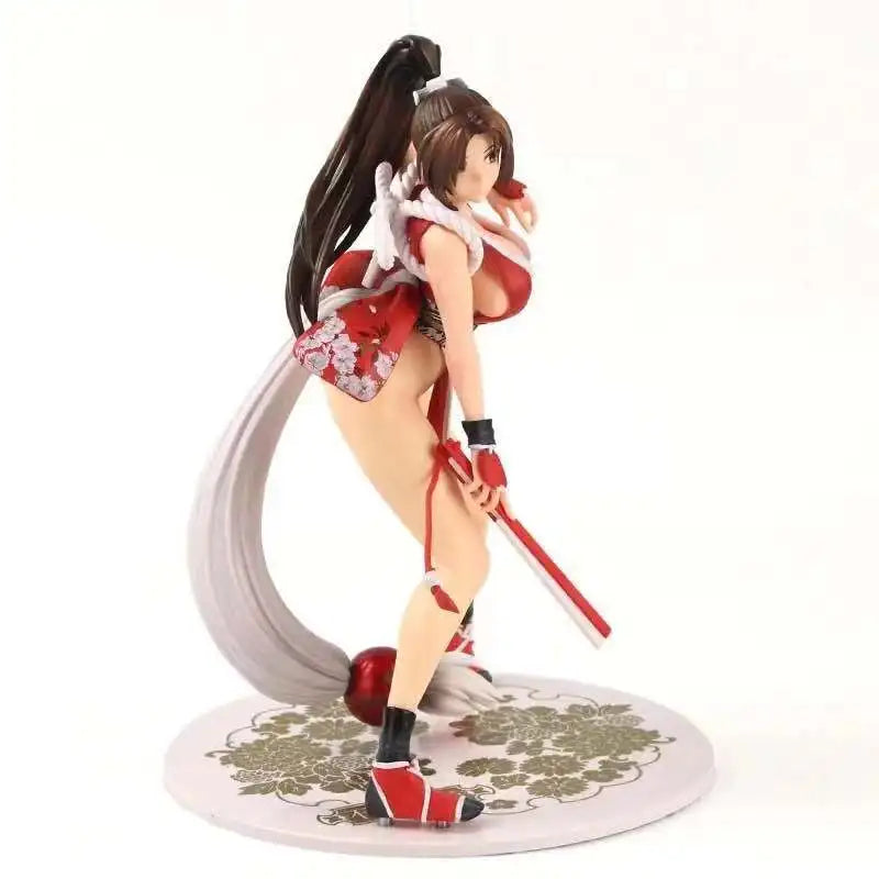 the King of Fighters Shiranui Mai 25cm Sexy Anime Game Action Figure Adult Collectible Model Doll Toy Gift