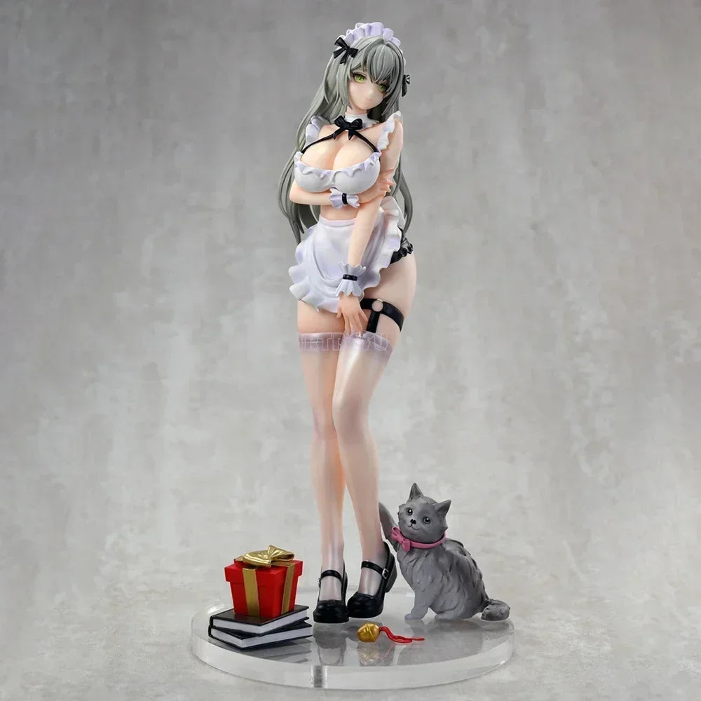 Original Ideal Girlfriend Housemaid Annilia 1/7 Figur HEALING Japanischer Anime PVC Actionfigur Spielzeug Spiel Sammlermodell Puppe