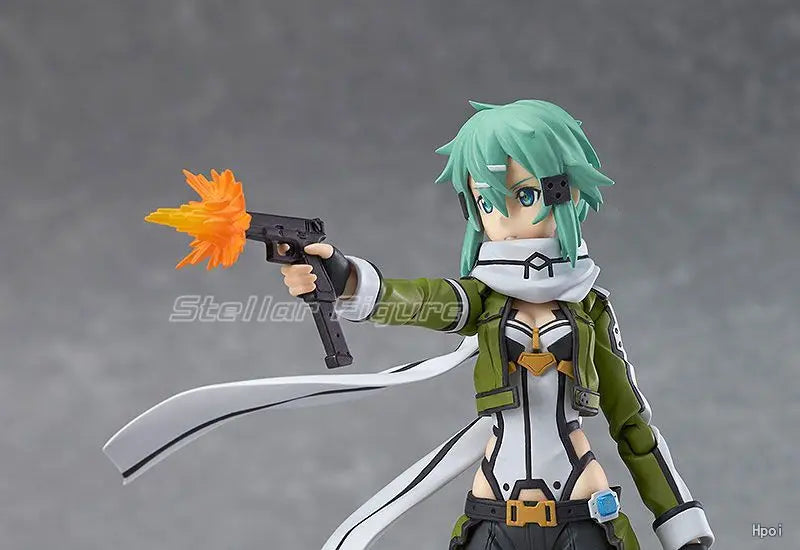 【SF】In Stock Original Max Factory Figma241 Sword Art OnlineⅡ Sinon Figures Model Anime Collection