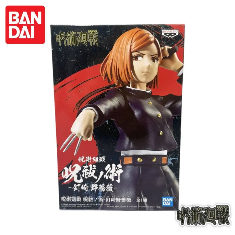 In Stock Bandai Original Jujutsu Kaisen Kugisaki Nobara Banpresto Anime Action Figures Model Toys desktop Ornament collect Gifts