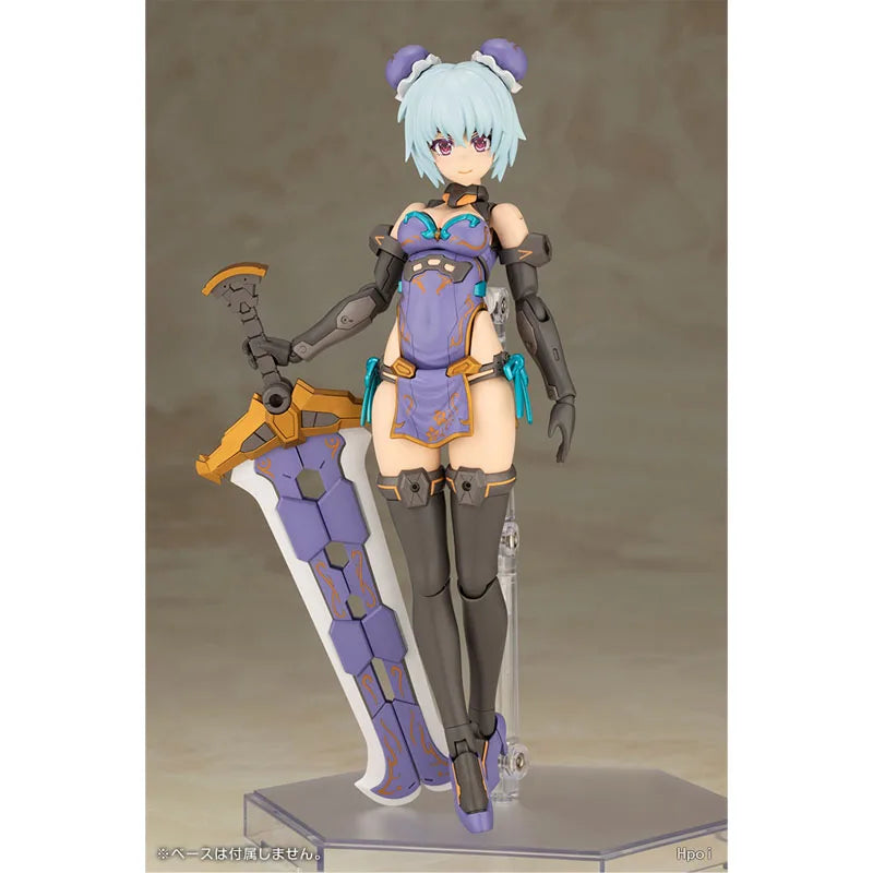 In Stock Genuine Kotobukiya Frame Arms Girl Model Kit Hresvelgr Qipao Ver Anime Action Figure Collection Assembly Model Boy Toys