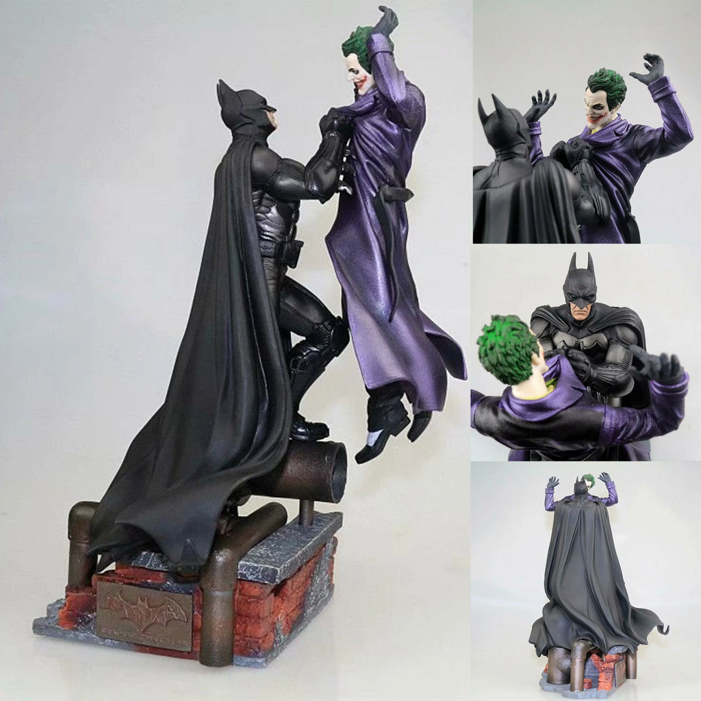 Arkham Comic Anime Figures Batman Vs Joker Figure Bruce Wayne Joker Figurine Collection Model Toys  Statue Kids Birthday Gifts