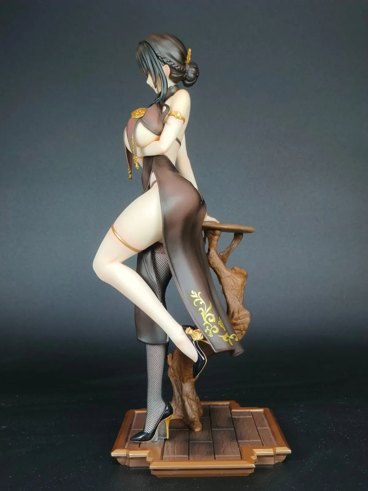 TYCTOYS BearPanda 28cm You Feng Lai Yi 1/6 With Cheongsam Anime Figure Beautiful Girl Model Toys Ornament Collection