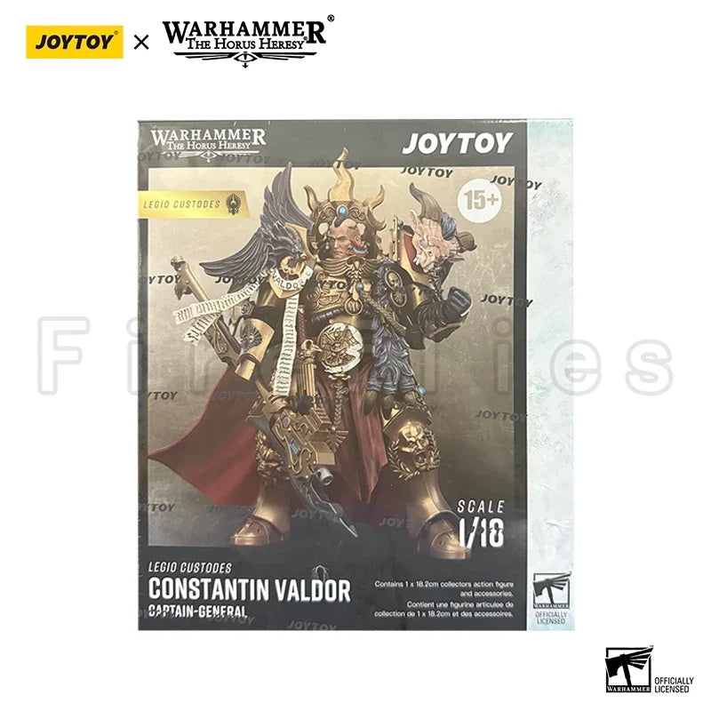 1/18 JOYTOY Action Figure The Horus Heresy Legio Custodes Constantin Valdor, Captain-General of the Legio Custodes Anime Model