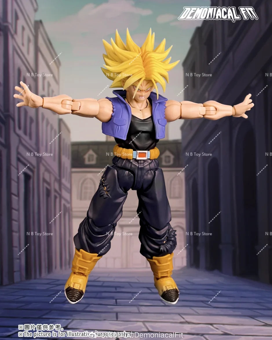 Demoniacal Fit Shf Dragon Ball Z Super Saiyan Action Figure Trunks The Boy From The Future Son of Tomorrow in Stock Model Toys