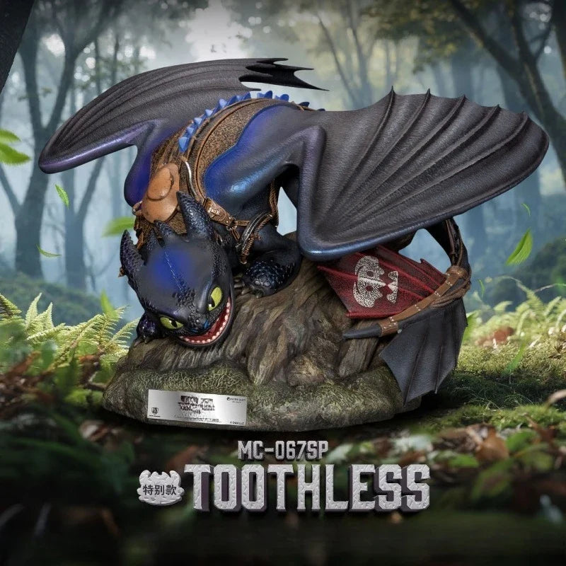Pre-sale Beast Kingdom Master Dragon Night Fury Toothless Peripheral Statues Collectible Ornaments Figures Trendy Gifts