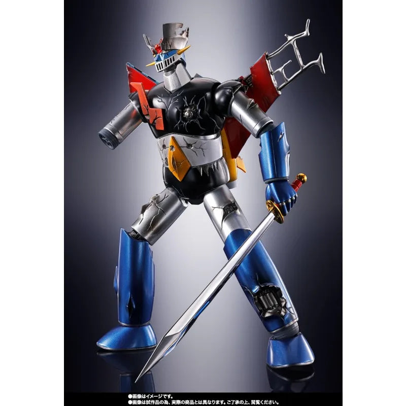 Original Bandai in Stock SOUL OF CHOGOKIN GX-105D Mazinger Z -KAKUMEI SHINKA- DAMAGE VERSION Anime Action Figures Toys Model Kid