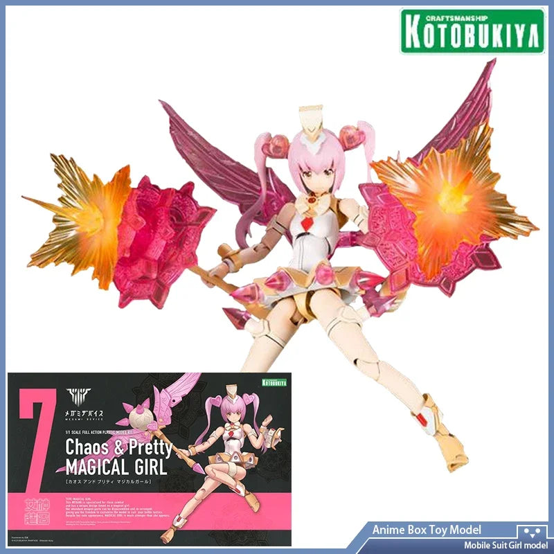 Kotobukiya Megami Device 7 KP429 Chaos & Pretty Magical Girl Anime Figure  Mobile Suit Girl Original Genuine
