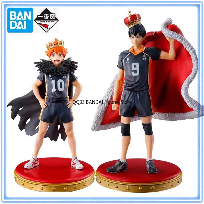 Bandai Ichiban Kuji Haikyuu!! 10th Anniversary Hinata Shoyo Kageyama Tobio Figure Prize Anime Figure Action Model Collectibles