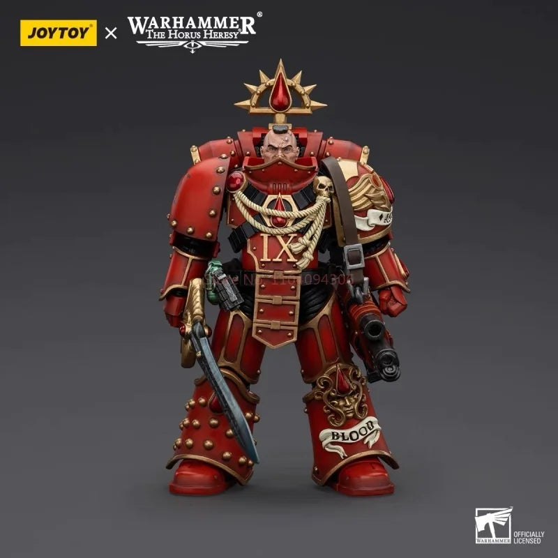 Joytoy Warhammer 40k 1/18 Action Figures Anime 12.6cm Blood Angels Raldoron First Captain Of The Blood Angels Model Gift Collect