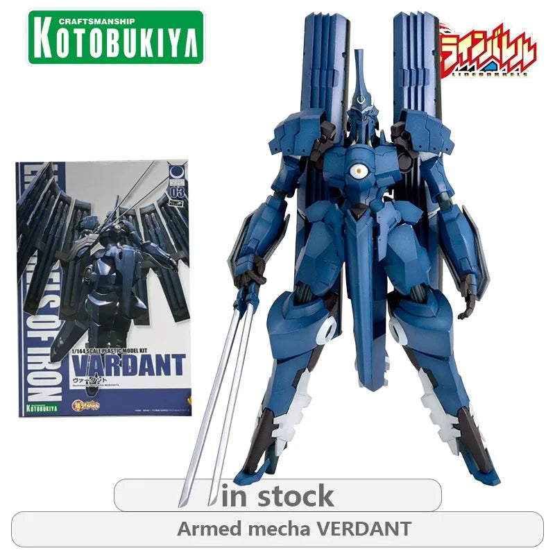 Kotobukiya Original Armed Mecha LINEBARRELS 1\144 Series VERDANT Action Figure Assembly Model Toys Movable Model Gifts Fo Boys