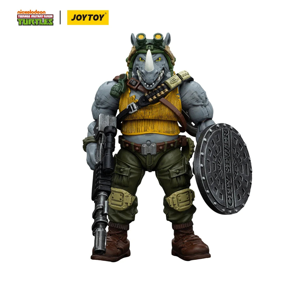 JOYTOY TMNT Rocksteady Beebop 1/18 Action Figure Model Toy