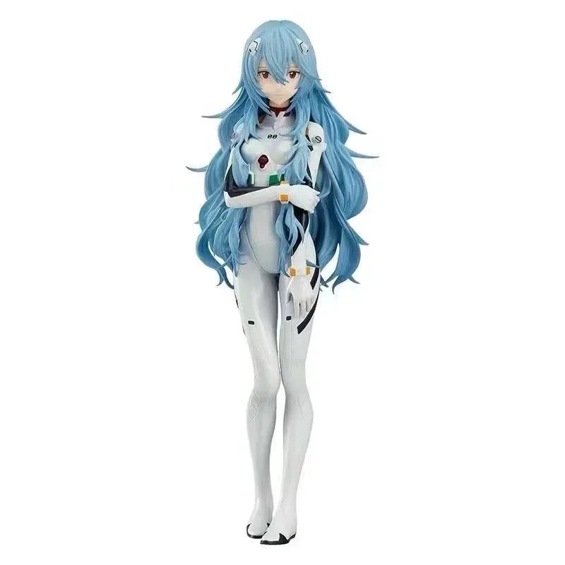 18CM 2024 New Anime NEON GENESIS EVANGELION EVA Ayanami Rei kawaii figure PVC model toys doll collect ornaments gifts