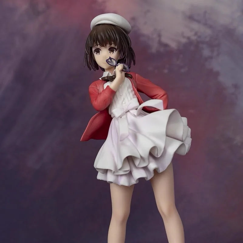 24cm New Anime Figure Megumi Kato Perimeter PVC Model Sexy Beautiful Girl Desktop Decoration Ornaments Birthday Gifts Toys
