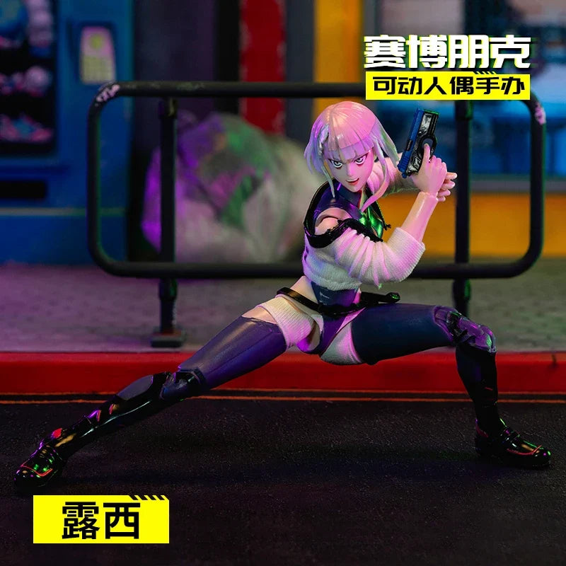 In Stock Originate Jada Toys Cyberpun: Edgerunners David Martinez Lucyna Kushinada Movable Model Anime Figures Toys Collect